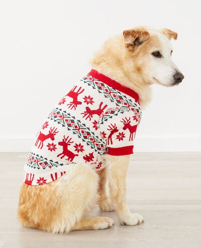 Holiday Dog Pajamas in Dear Deer - main