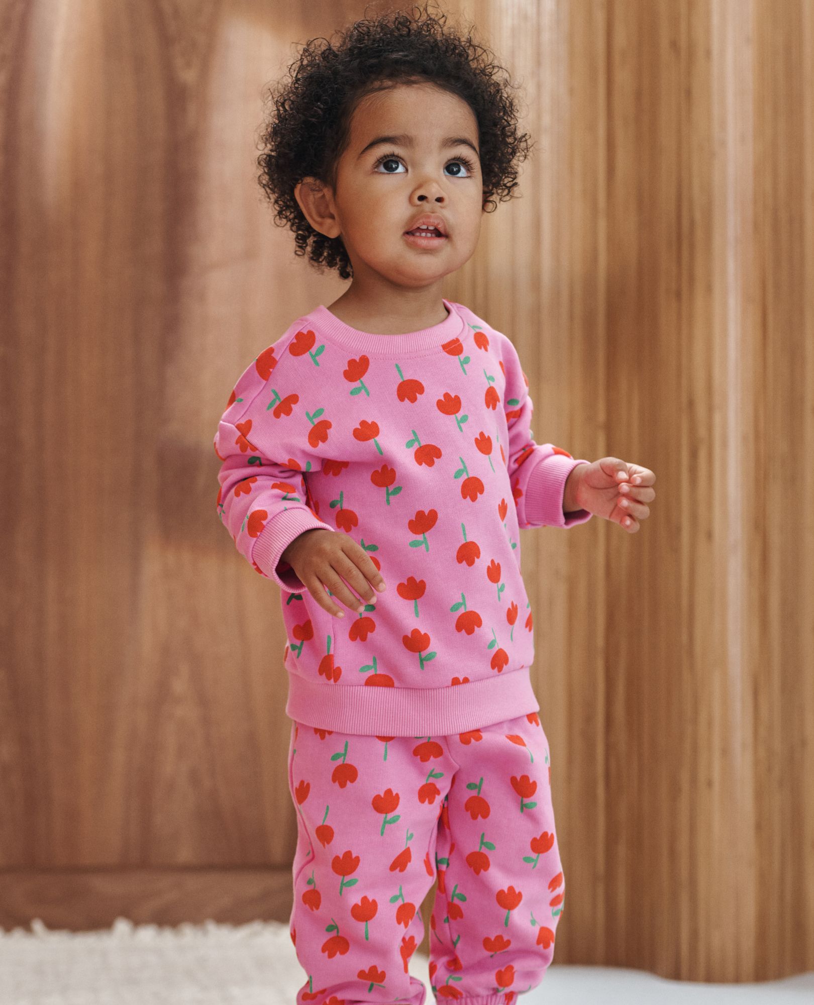 Baby French Terry Sweatshirt & Sweatpants Set