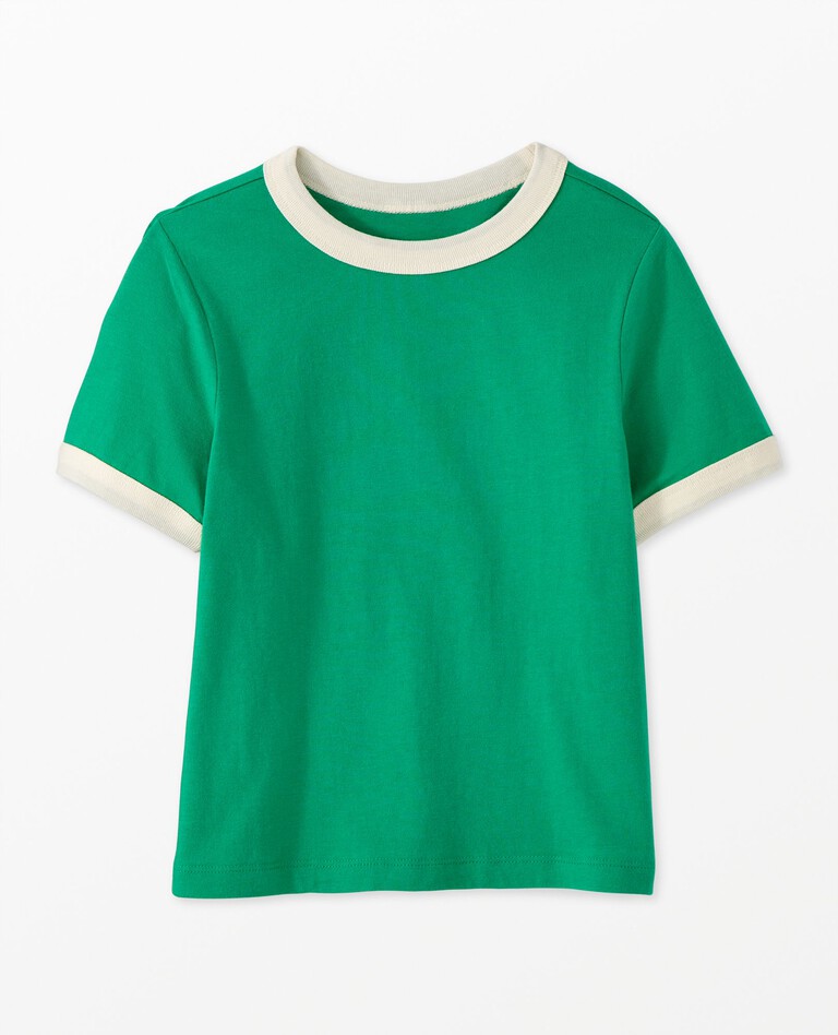 Bright Kids Basics T-Shirt in Minty Green - main