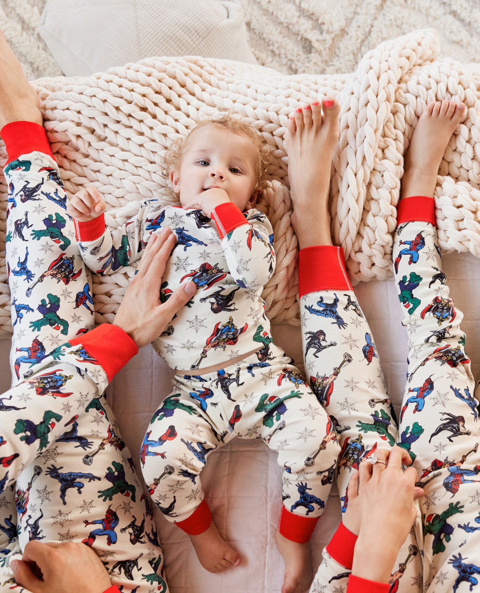 Holiday matching family pajamas best sale made with organic cotton
