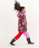 Reversible Puffer Jacket in Rosey Posy on Navy - main