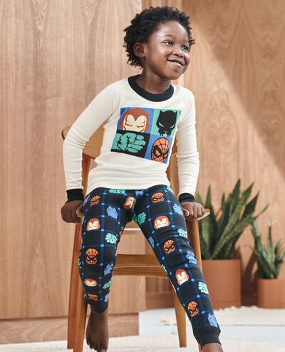 Marvel Avengers HannaJams™ Pajama Set in Checker Marvel - black - main