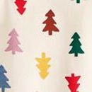 Holiday HannaJams™ Pajama Set in Festive Forest on Ecru - swatch