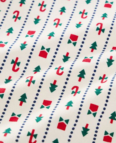 Holiday HannaJams™ Footed Sleeper in Christmas Stripes - main