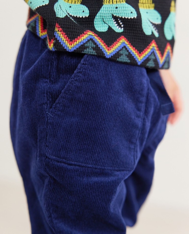 Baby Corduroy Jogger in Navy Blue - main