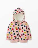 Baby Print Faux Shearling Lined Hoodie in Confetti - main