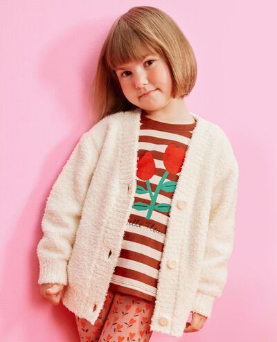 Marshmallow Cardigan in Ecru - main