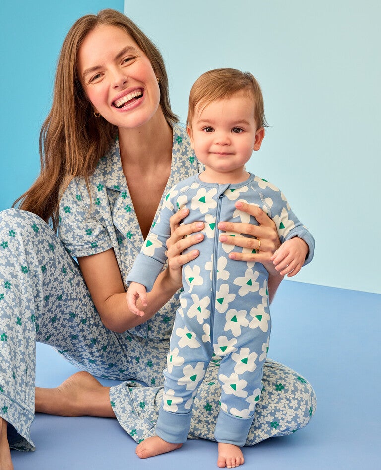 Mother's Day HannaSoft&trade; Floral Mommy & Me Pajamas in  - main