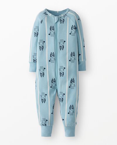 Bluey Holiday HannaSoft™ Stretch Sleeper in Bluey Stripe - main