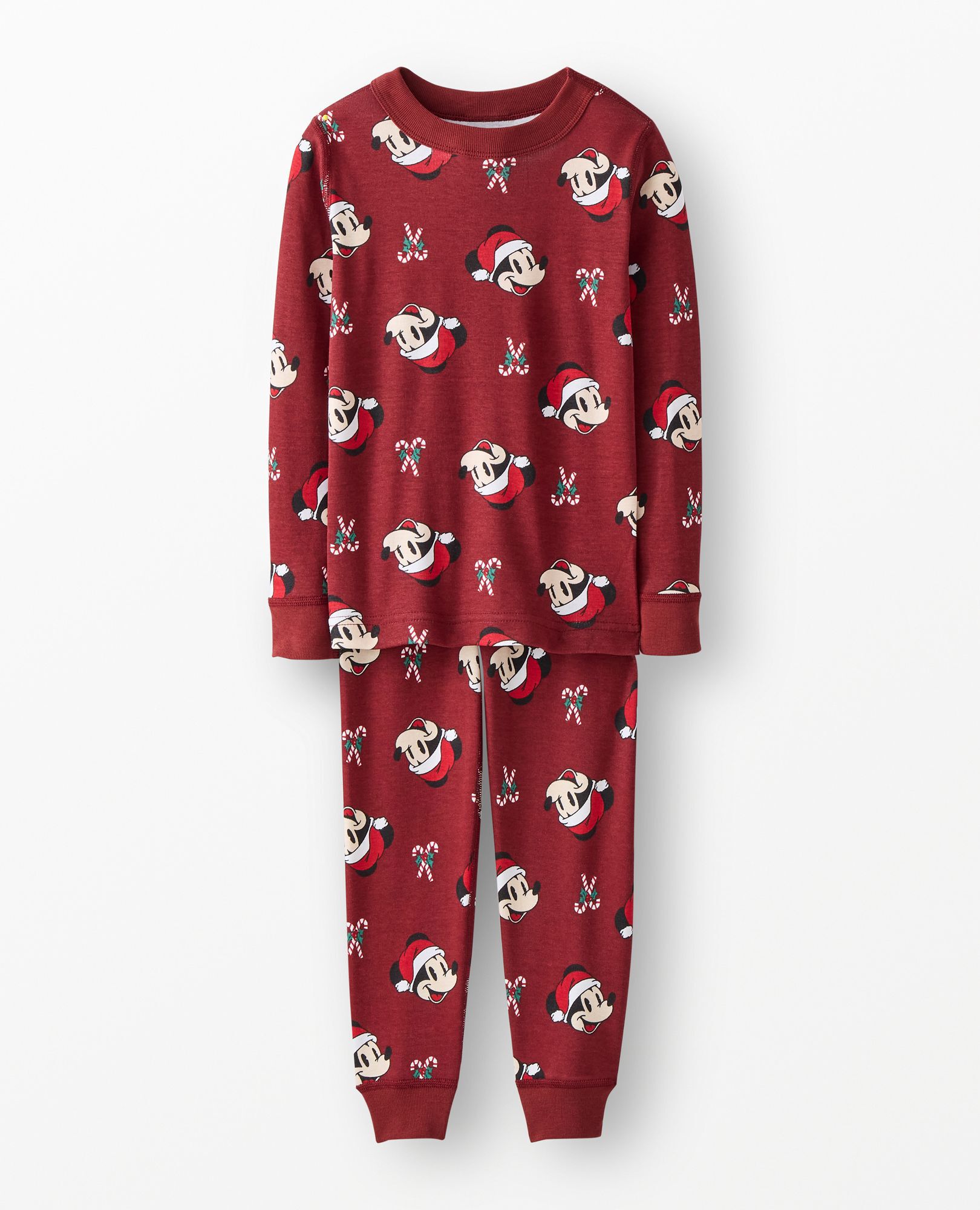 Disney Mickey Mouse Holiday HannaJams™ Pajama Set in Mickey Candy Cane - main