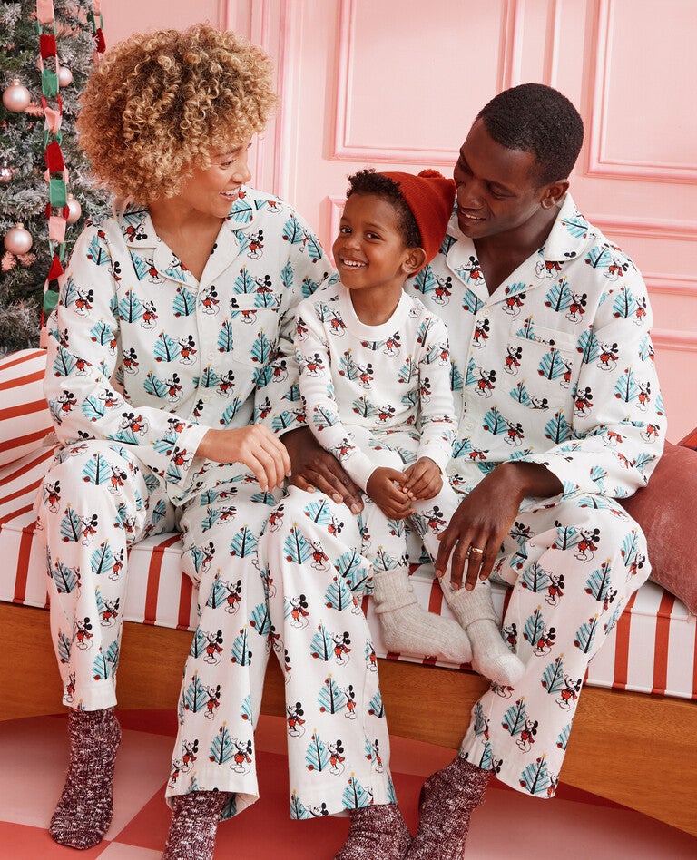 Disney Mickey Mouse Holiday Tree Matching Family Pajamas in  - main