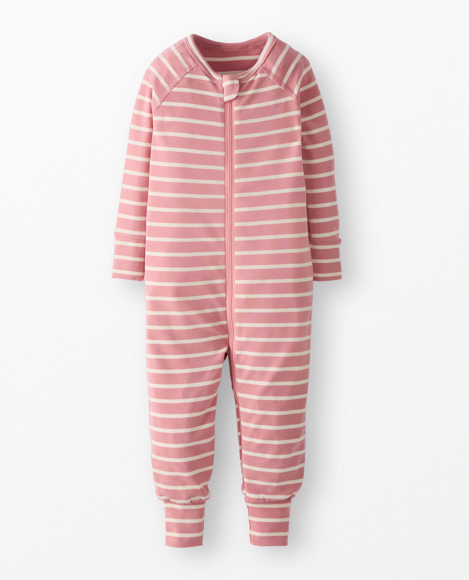 HannaSoft™ Stretch Sleeper in Powdered Rose/Ecru - main