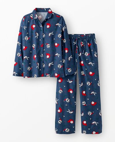 Women's Disney Tim Burton's The Nightmare Before Christmas Flannel Pajama Set in Nightmare Before Christmas - main