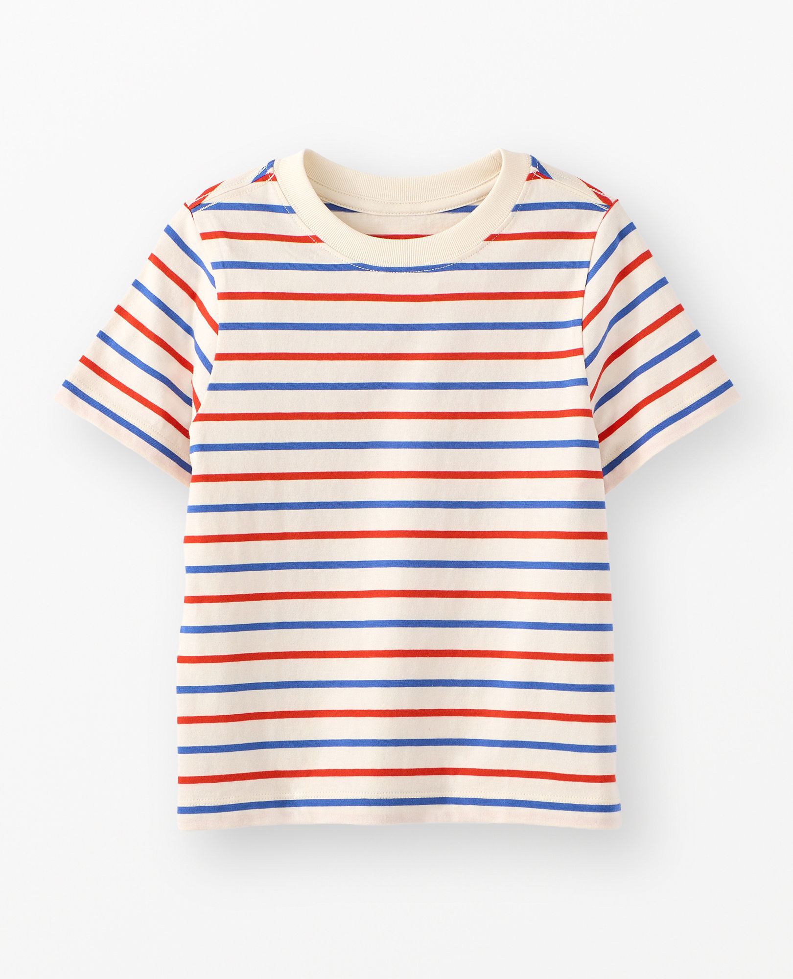 Classic Fit Striped T-Shirt in RWB Stripe - main