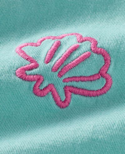 T-Shirt & Shorts Set in Sea Treasures on Feather Blue - main