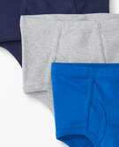 Classic Briefs In Organic Cotton 3-Pack in Navy/Heather Grey/Baltic Blue - main