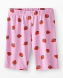 Biker Shorts in Mini Strawberries on Echinacea - main