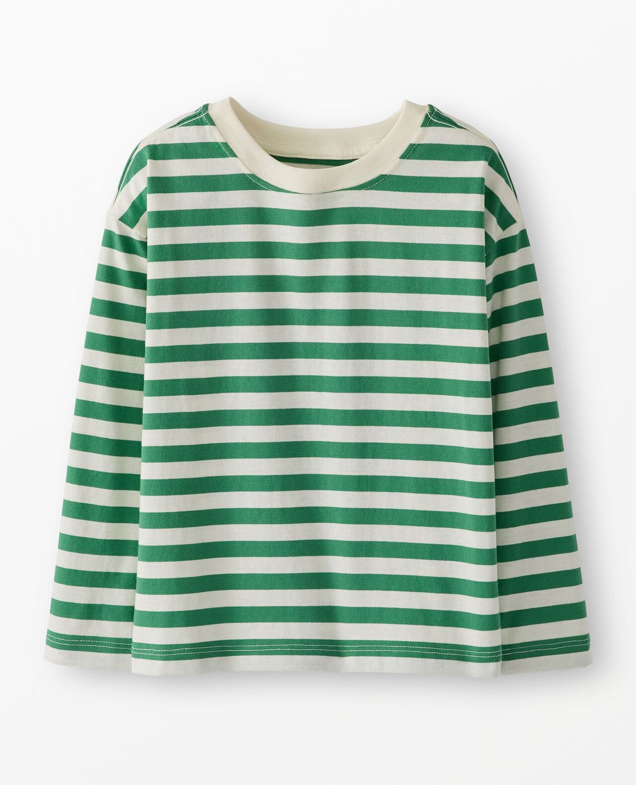 Long Sleeve Relaxed Fit Striped T-Shirt | Hanna Andersson