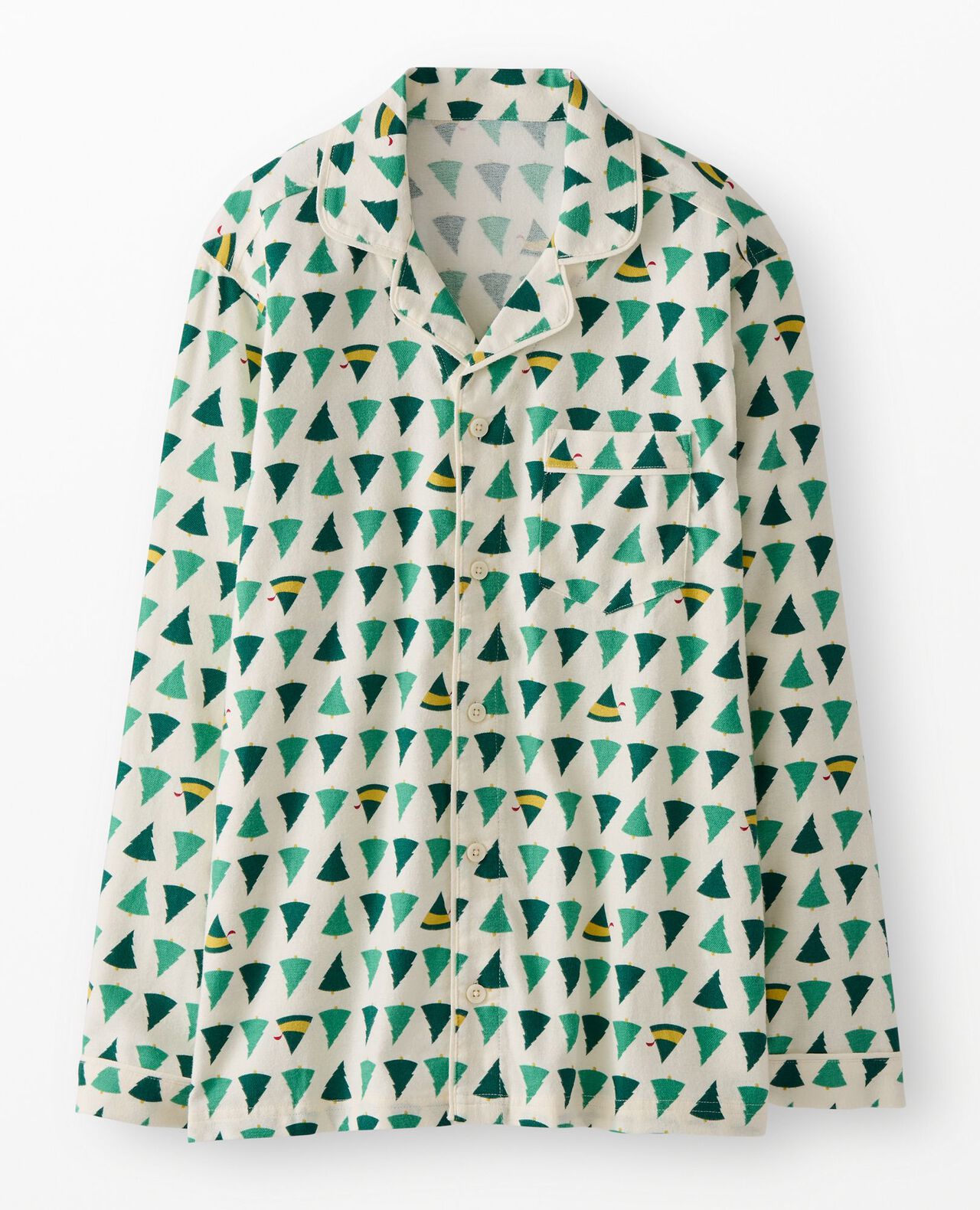 Adult Warner Bros™ Discovery Flannel Pajama Top in Buddy the Elf Trees - main
