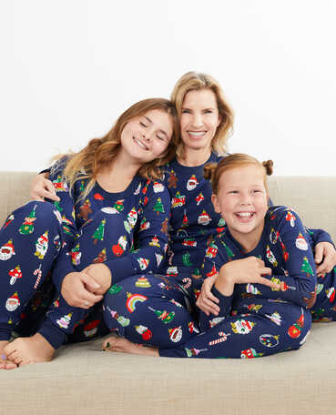 Heirloom Ornaments Matching Family Pajamas