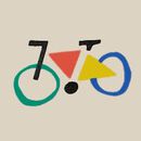 Oversized French Terry Bubble Sweatshirt in Biking Around on Grey - swatch