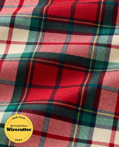 HannaJams™ Plaid Pajama Set in Red Holiday Plaid - main