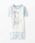 Disney Frozen 2 Princess Short John Pajamas In Organic Cotton in Frozen Elsa - main