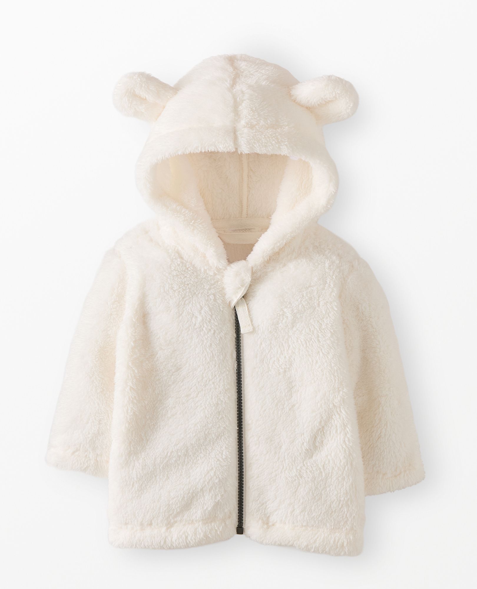 Baby Marshmallow Fleece Jacket in Ecru - main