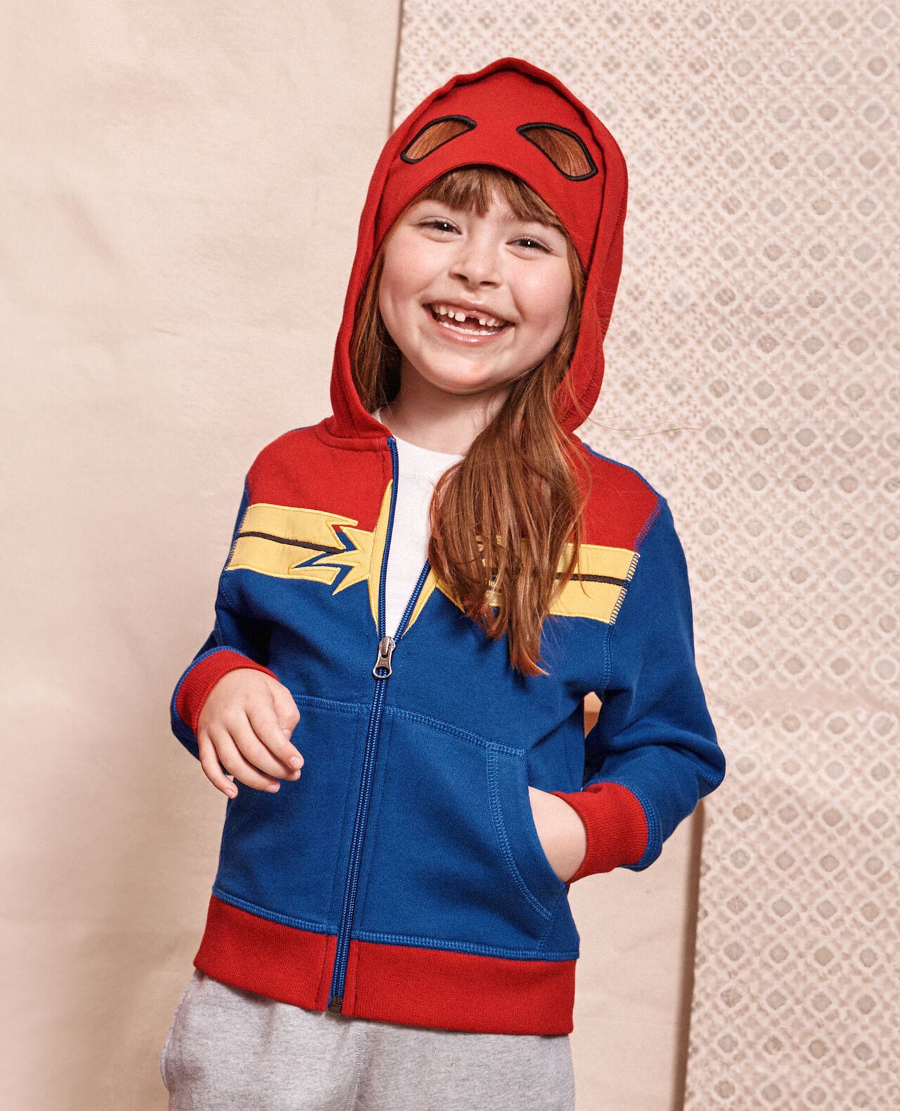 Marvel Captain Marvel Character Hoodie Hanna Andersson