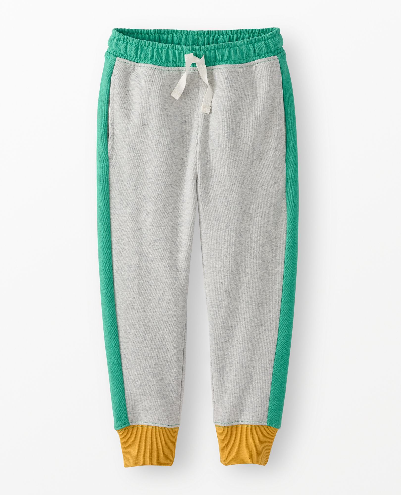 Slim Fit French Terry Colorblock Sweatpants in Fall Colorblock - main