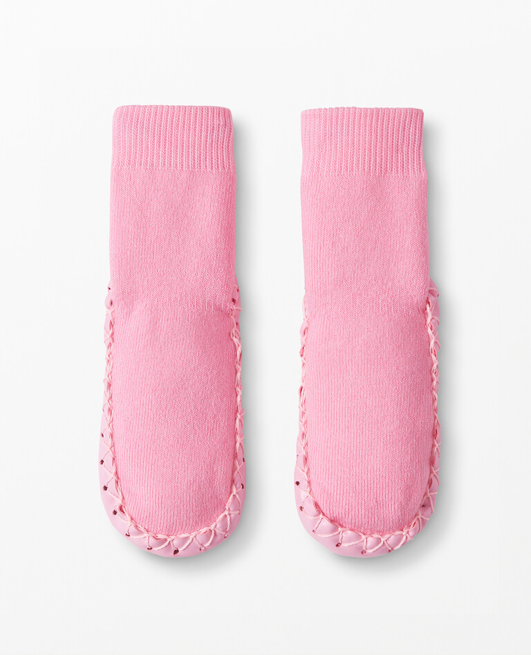 Slipper Moccassins in Shell Pink - main