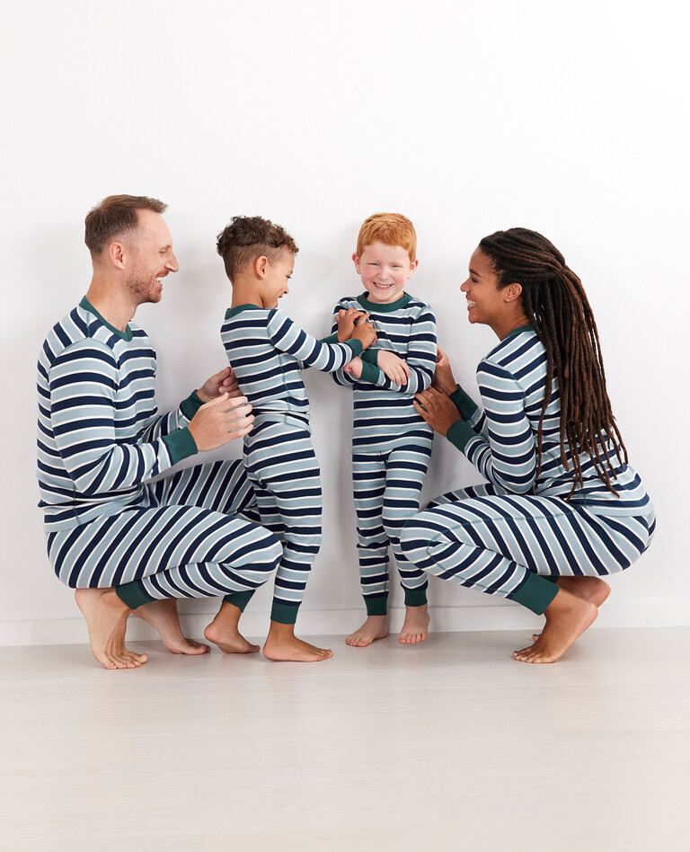 Navy/North Air Matching Family Pajamas​ in  - main