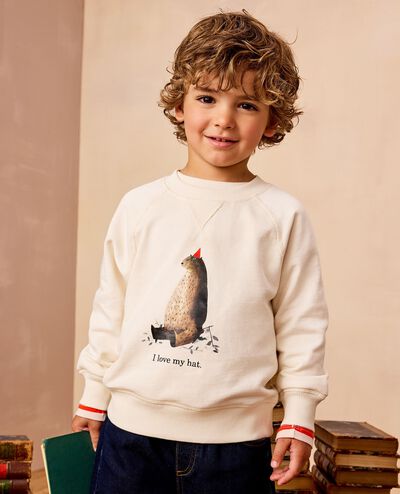 Jon Klassen French Terry Bear Sweatshirt in Jon Klassen Bear - main