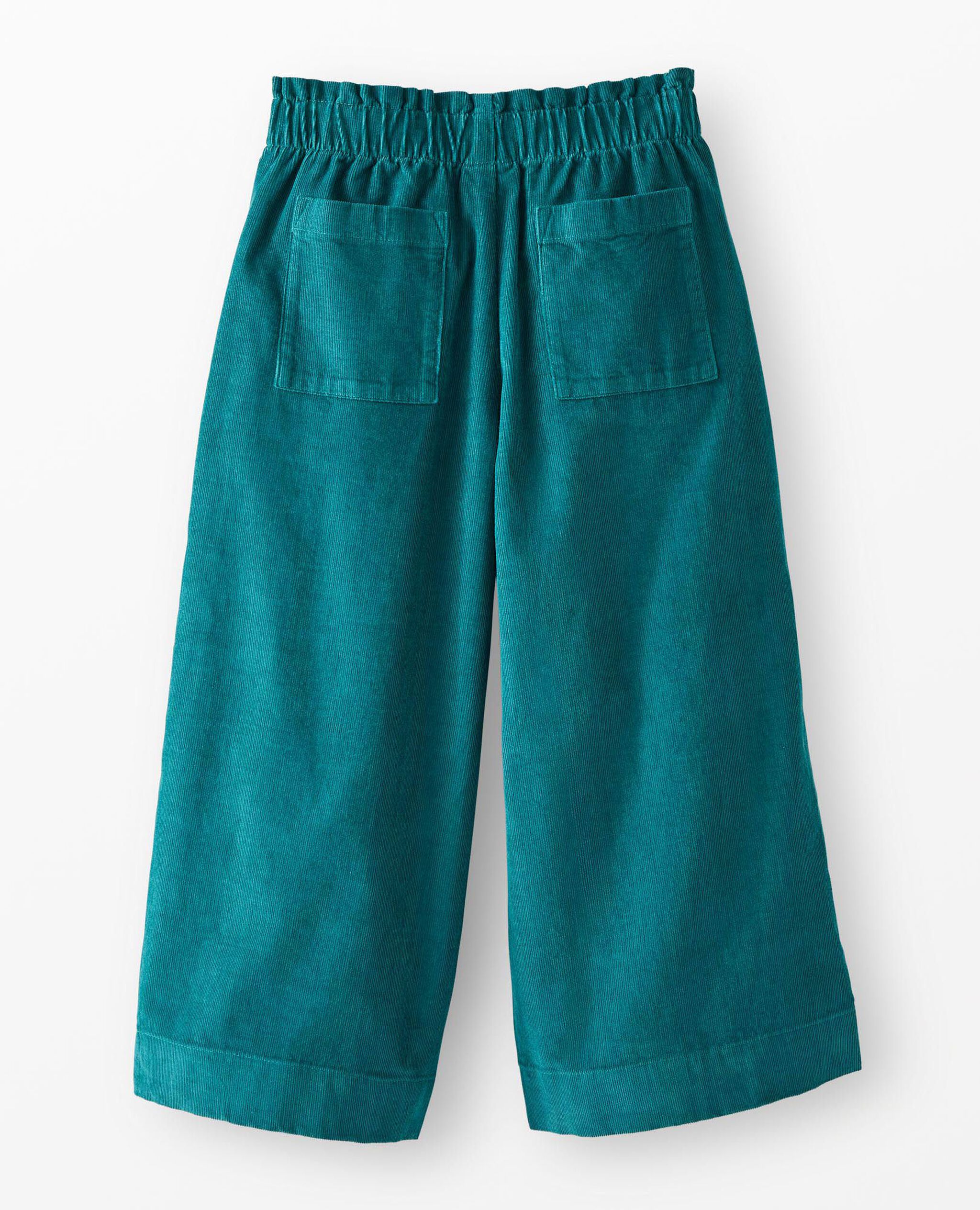 Wide Leg Corduroy Pants in Red Apples on Everglade - main