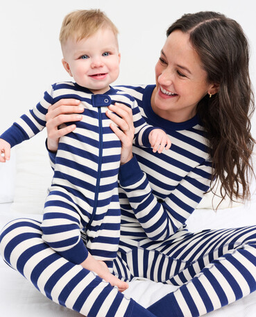 Tan and White Stripe Pajamas  Purple pajamas, Most comfortable pajamas,  Childrens fashion trends