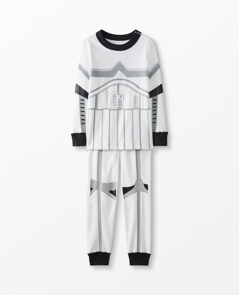 Star Wars™ Costume Long John Pajamas In Organic Cotton in Storm Trooper White - main