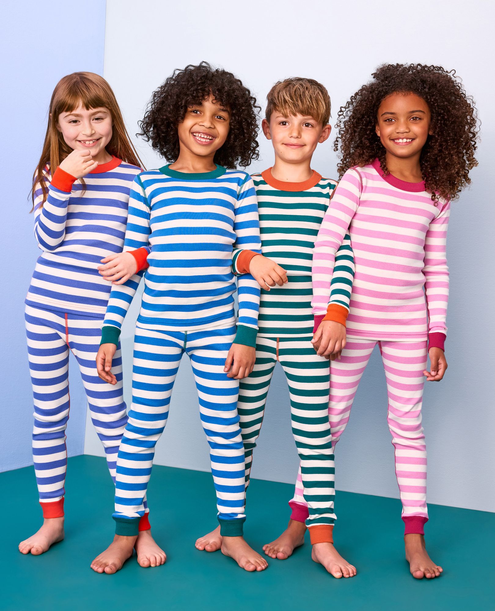 HannaJams™ Pajama Set in Electric Purple/Ecru - main