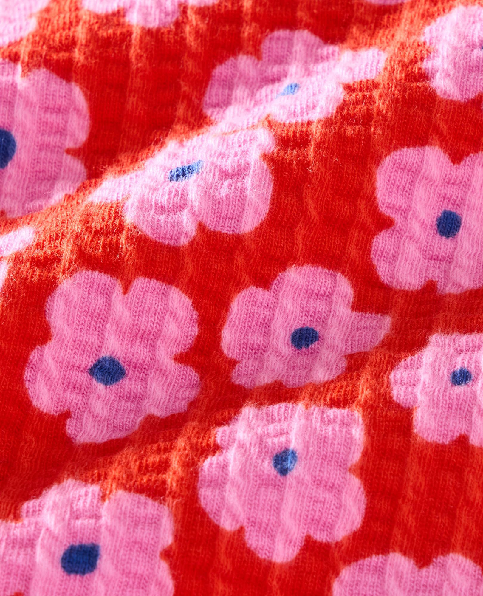 Balloon Sleeve Jacquard Top - thumbnail 7