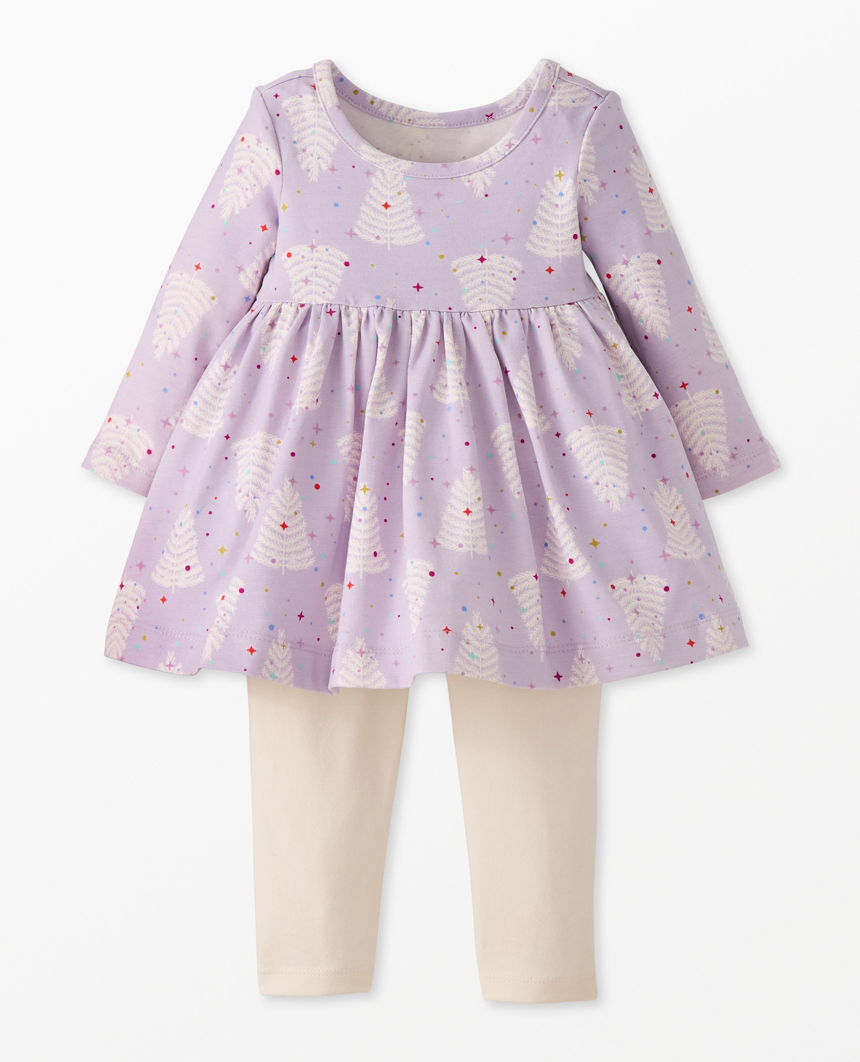 Baby Holiday Skater Dress & Leggings Set | Hanna Andersson Baby Holiday Skater Dress & Leggings Set | Hanna Andersson
