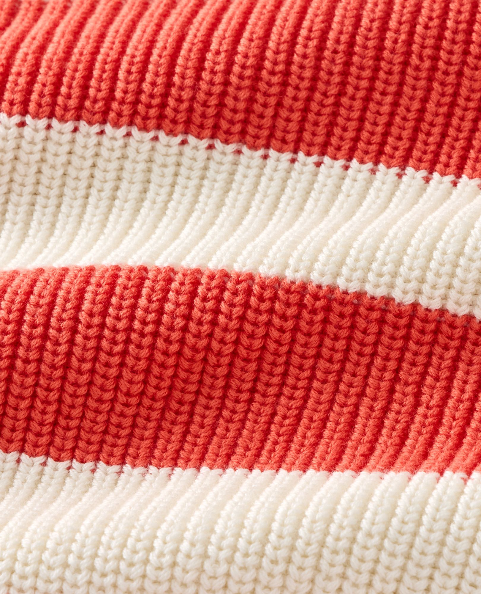 Pullover Sweater in Sun Fire/Ecru - main