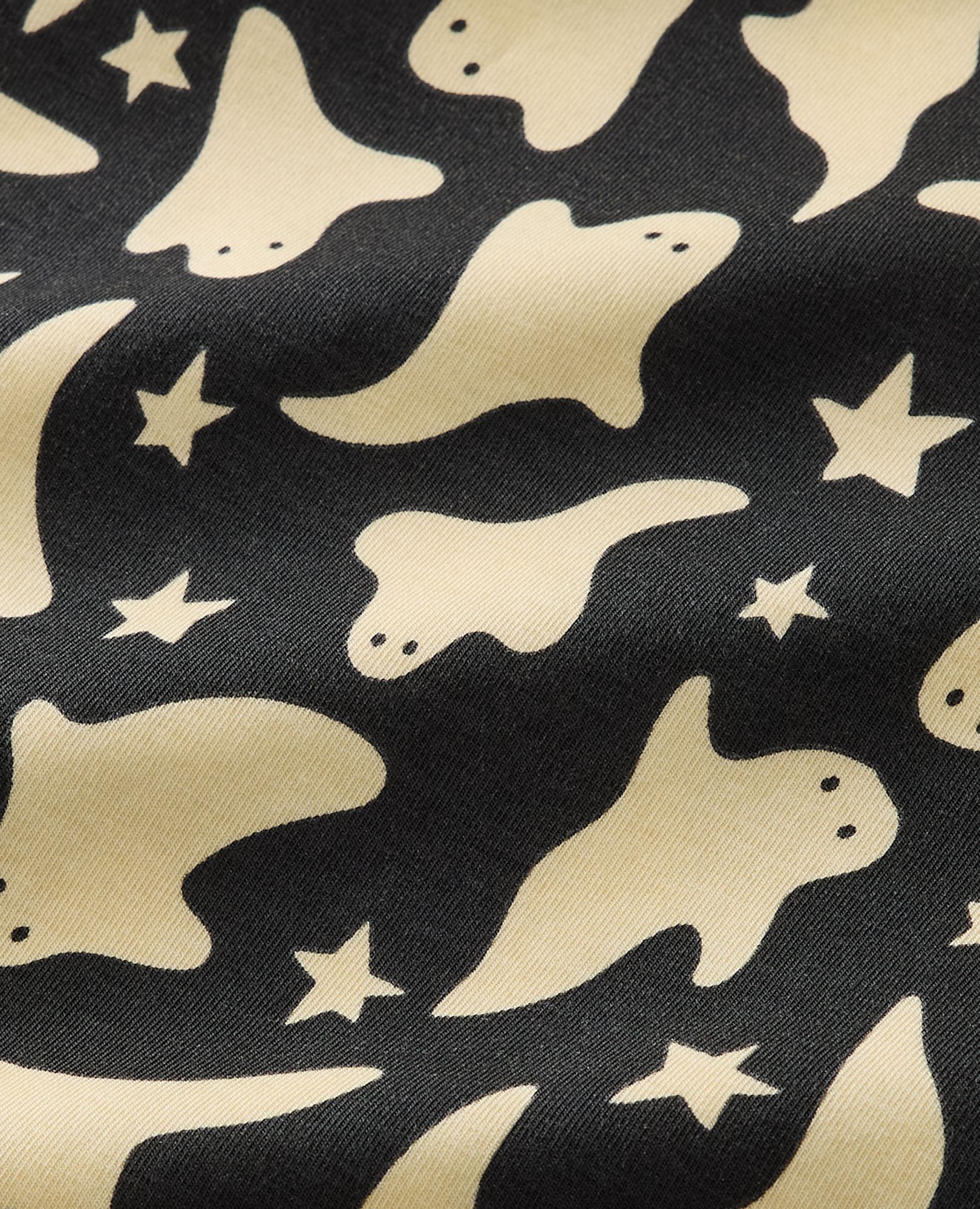 Halloween HannaSoft™ Stretch Sleeper in Ghosts on Black - main