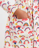 Long Sleeve Print Pocket Dress in Petal Pink - main