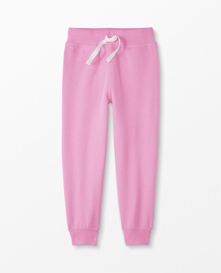 Bright Basics Sweatpants in Begonia Pink - main
