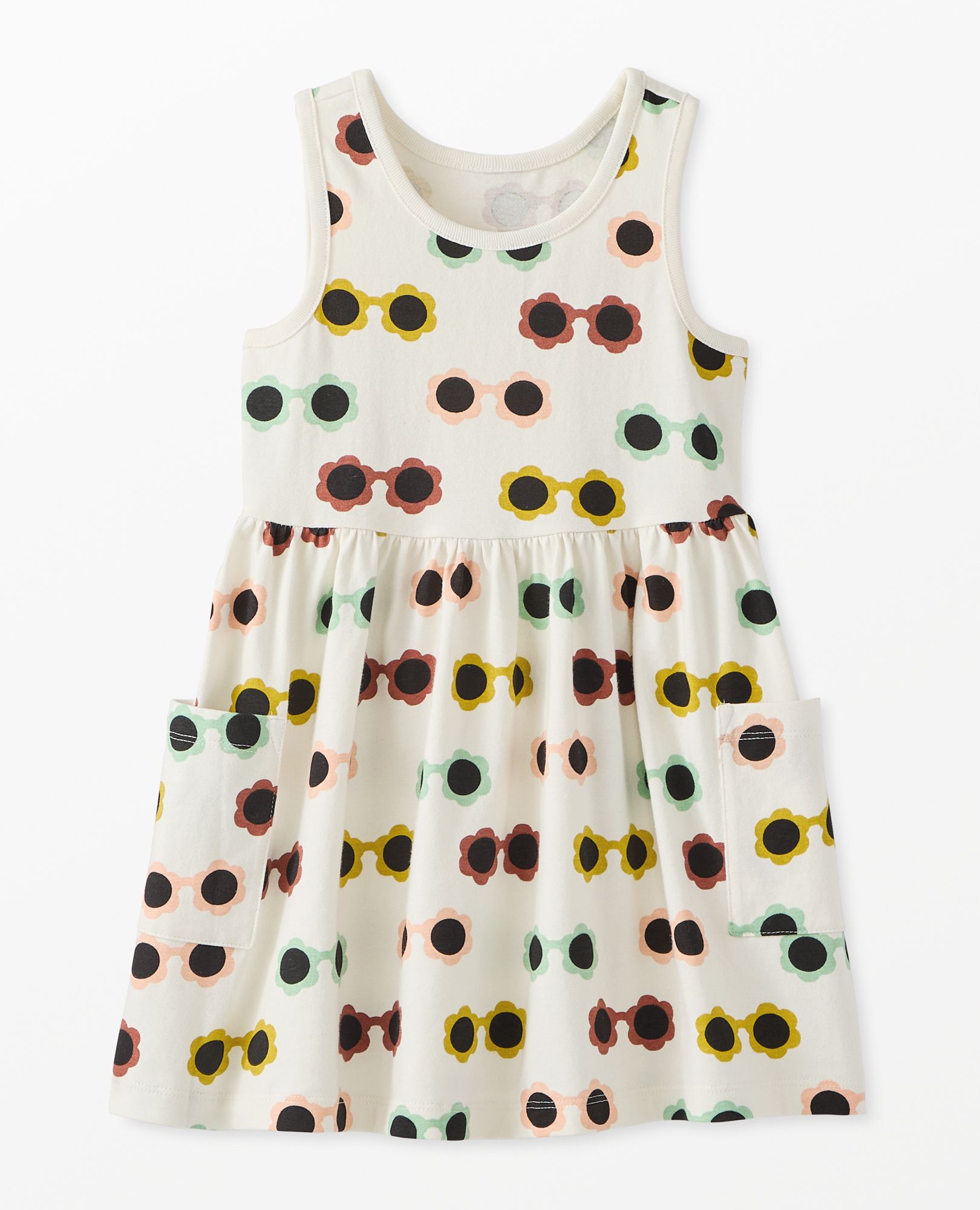 ◆ hannah です。　◆ Sleeveless Striped Crossback Dress with Pockets | Hanna