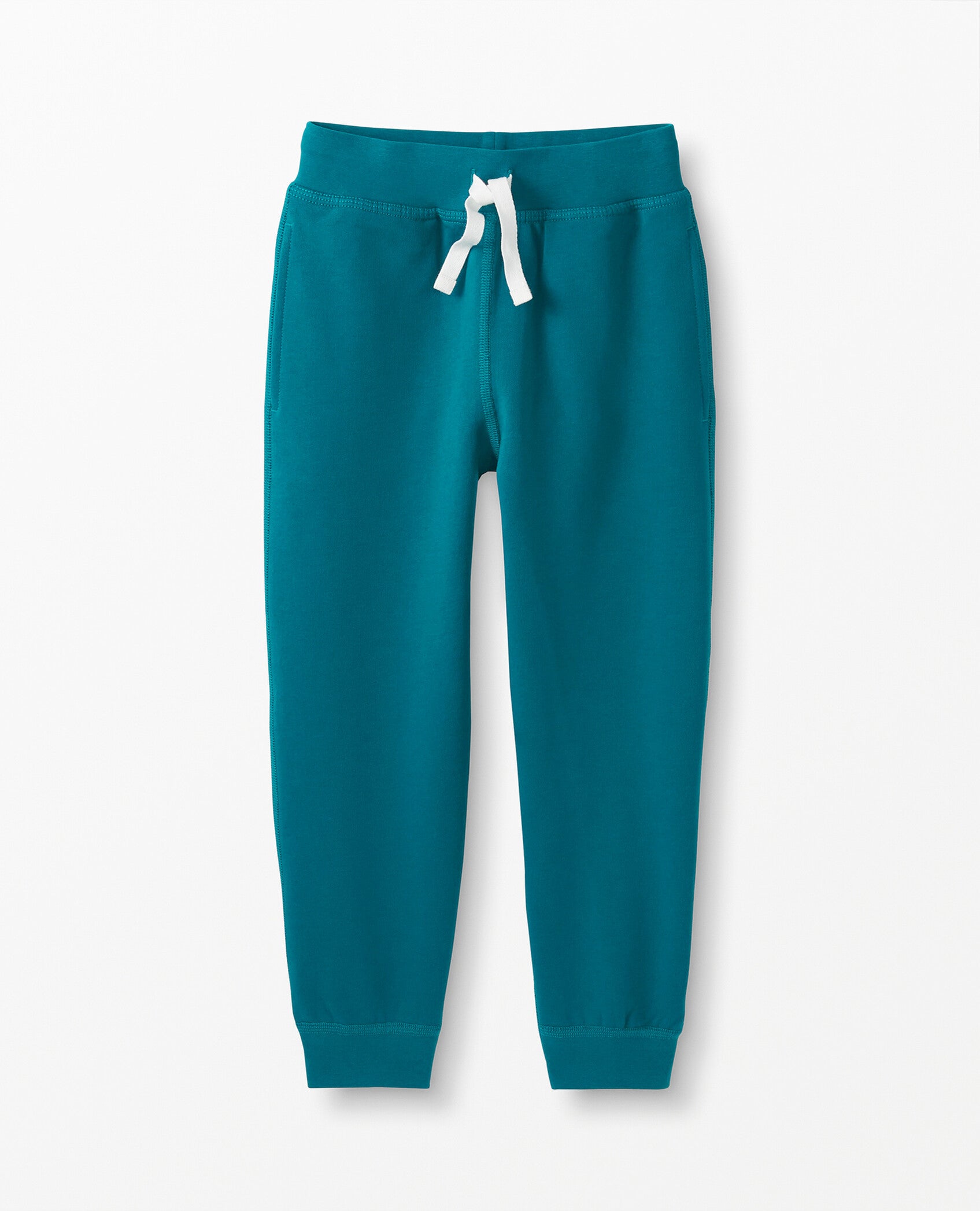 teal blue sweatpants