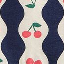 HannaSoft™ Stretch Pajama Set in Cherry Wallpaper - swatch