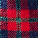 Holiday Flannel Dog Bandana in Navy Holiday Plaid - swatch