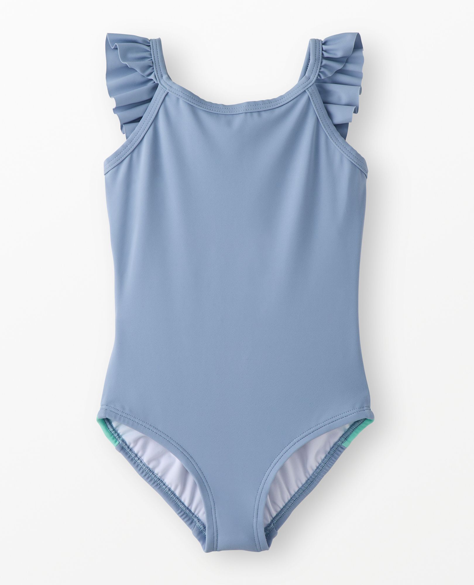 One-Piece Butterfly Back Swimsuit in Blue Butterfly - main