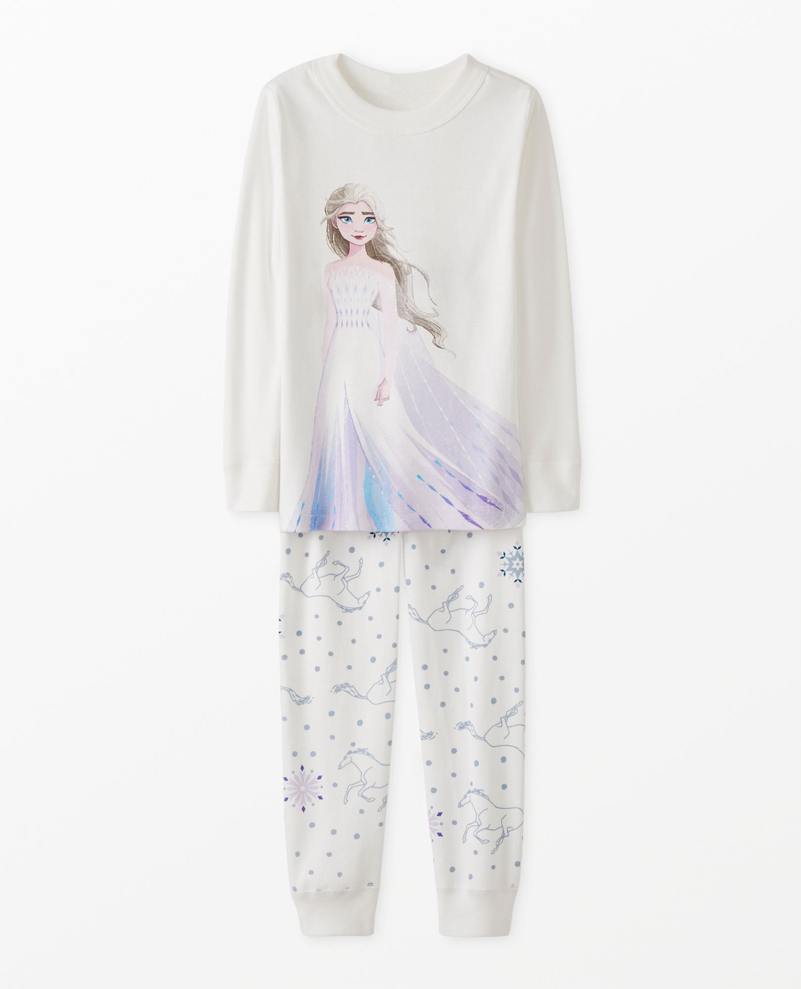 Frozen long sleeve pajamas hot sale