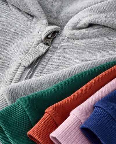 Baby Oversized French Terry Hoodie in Cosmic Purple - main